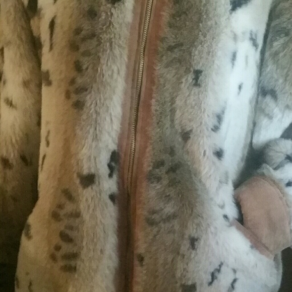 Genuine leather and faux fur Coat - Picture 6 of 8